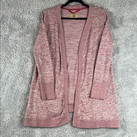UGG Sweaters - UGG Marled Textured Long Sleeve Open Front Long Cardigan Sweater Women’s Size M